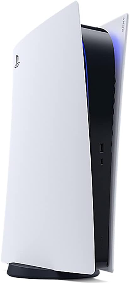 PS5 - Sony PlayStation 5 Digital Edition Gaming Console + Wireless Controller - 16GB GDDR6 RAM, 825GB SSD, 120Hz 8K Output, White - Image 2