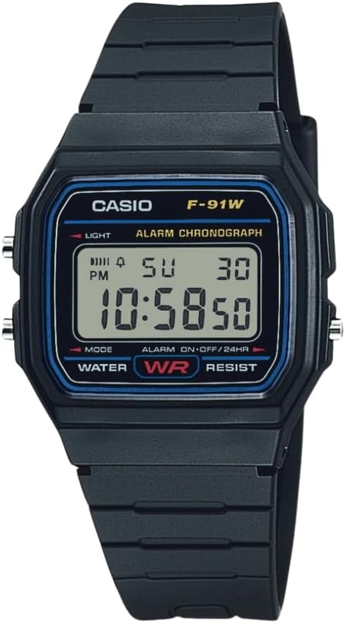 asio A158WA Series | Unisex Digital Watch | Vintage | WR | 100 SEC Stop Watch | Daily Alarm | Regular Time Keeping: Hour, Minute, Second, PM, Date, Day | Led Light | 7 Yr Battery - Image 3